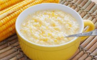 Кукурузная каша для грудничка: рецепт на молоке и воде, как варить, польза и вред