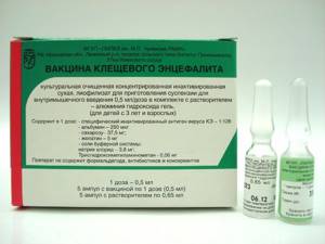 Прививка от клещевого энцефалита: схема вакцинации